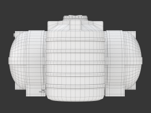 Plastic Water Storage Tanks 3Dモデル