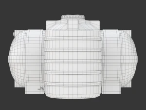 Plastic Water Storage Tanks 3D Model