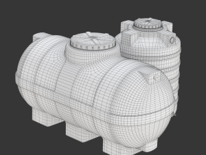 Plastic Water Storage Tanks 3Dモデル