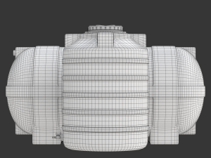 Plastic Water Storage Tanks 3Dモデル