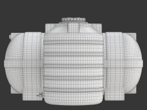 Plastic Water Storage Tanks 3D Model