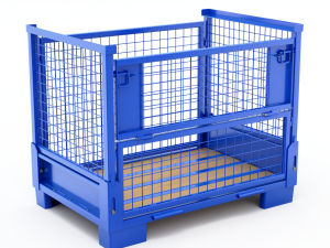 Collapsible Transportation Box Pallet 3D Model