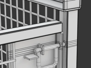 Collapsible Transportation Box Pallet 3D Model