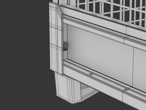 Collapsible Transportation Box Pallet 3D Model