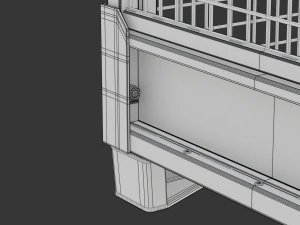 Collapsible Transportation Box Pallet 3D Model