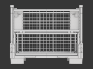 Collapsible Transportation Box Pallet 3D Model