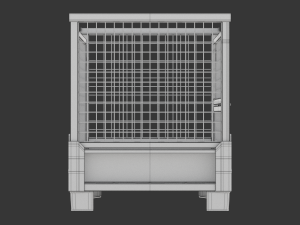 Collapsible Transportation Box Pallet 3D Model