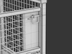 Collapsible Transportation Box Pallet 3D Model