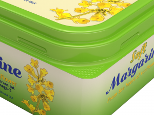 Full Margarine Box 3D Model