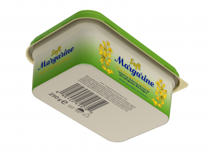 Full Margarine Box 3D Model