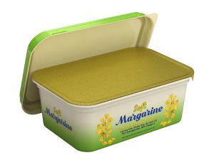 Full Margarine Box 3D Model