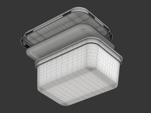 Full Margarine Box 3D Model