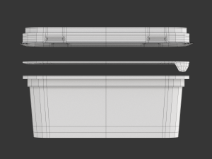 Full Margarine Box 3D Model