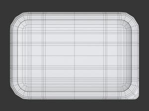 Full Margarine Box 3D Model