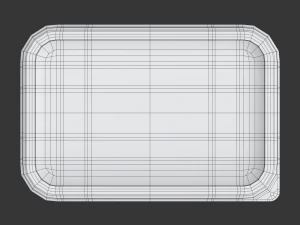 Full Margarine Box 3D Model