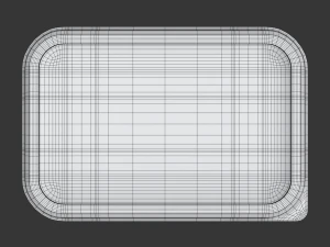 Full Margarine Box 3D Model