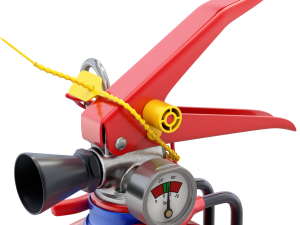 Car Fire Extinguisher 3D Model