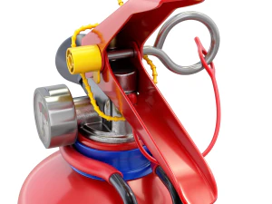 Car Fire Extinguisher 3D Model