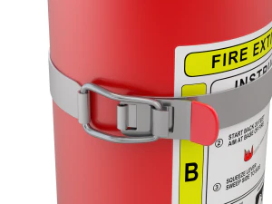 Car Fire Extinguisher 3D Model