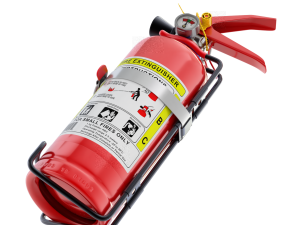 Car Fire Extinguisher 3D Model