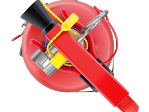 Car Fire Extinguisher 3D Model