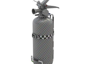 Car Fire Extinguisher 3D Model
