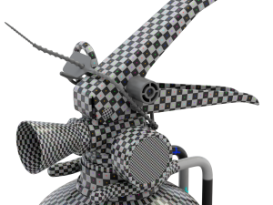 Car Fire Extinguisher 3D Model