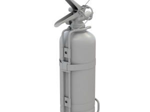 Car Fire Extinguisher 3D Model