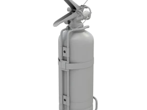 Car Fire Extinguisher 3D Model