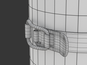 Car Fire Extinguisher 3D Model