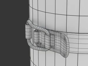 Car Fire Extinguisher 3D Model
