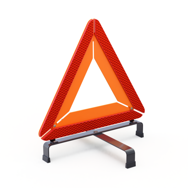 Warning Triangle 3D मॉडल .c4d .max .obj .3ds .fbx .stl .blend 