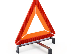 Segitiga Peringatan Model 3D