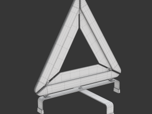 Warning Triangle 3D मॉडल