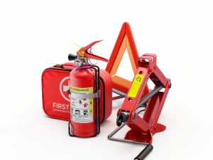 安全车组 3D 模型