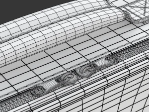 安全车组 3D 模型