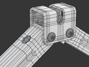 安全车组 3D 模型