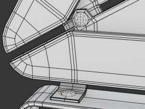 安全车组 3D 模型
