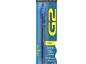Ball Pen With Blister Pack Modelo 3D