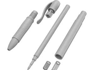Ball Pen With Blister Pack Modelo 3D