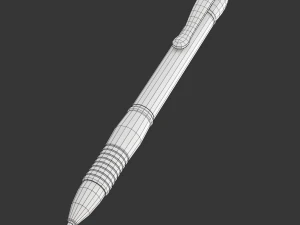 Ball Pen With Blister Pack 3D Model