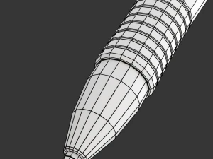 Ball Pen With Blister Pack 3D Model