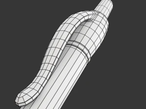 Ball Pen With Blister Pack 3D Model