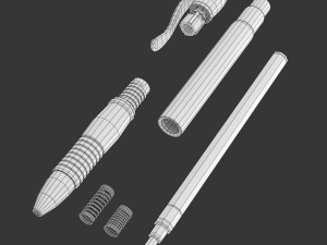 Ball Pen With Blister Pack Modelo 3D
