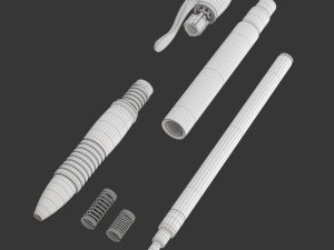 Ball Pen With Blister Pack Modelo 3D