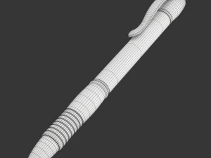 Ball Pen With Blister Pack 3D Model
