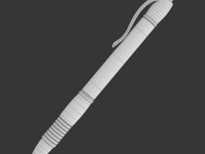 Ball Pen With Blister Pack 3D Model