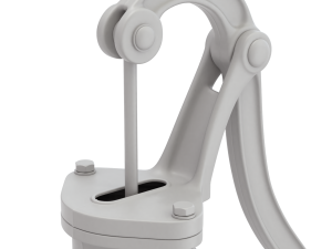 Vintage Water Hand Pump With Bucket 3Dモデル