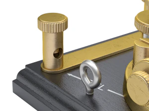 Morse Code Telegraphy Device 3D Model