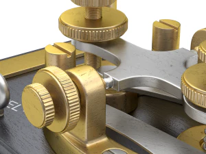 Morse Code Telegraphy Device 3D Model